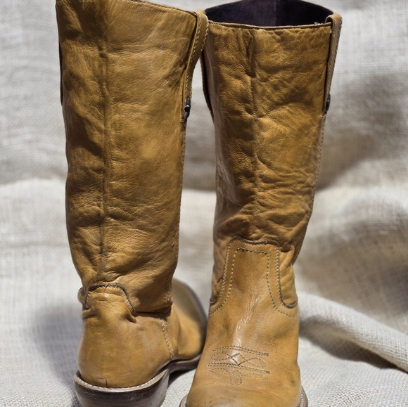 Lineazeta, Italian Leather Cowgirl Boots - Picture 3 of 8